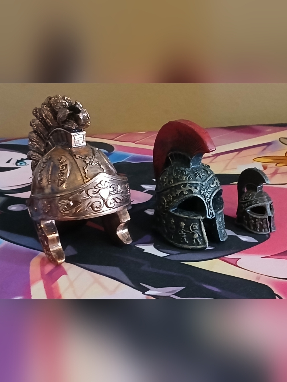 Decorative Mini Spartan Gladiaotor Roman Helmets DECOR ART DISPLAY